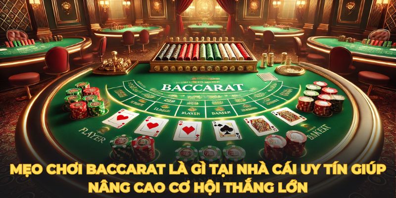 Mẹo chơi Baccarat là gì tại Nhà Cái Uy Tín giúp nâng cao cơ hội thắng lớn