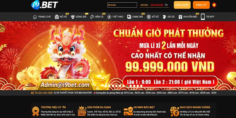 Nhà cái I9bet đang rất được ưa chuộng