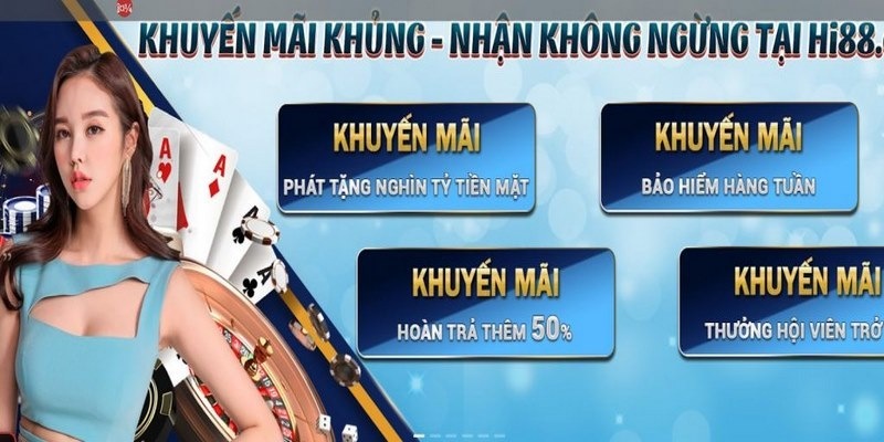 Khuyến mãi Hi88 dành cho thành viên VIP đồng hành cùng nhà cái